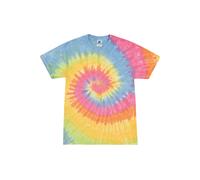 Colortone camiseta unisex tie-dye td02m - manga corta tee algodón colorido super