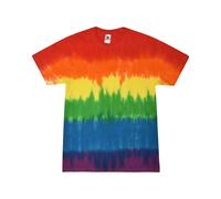 Colortone camiseta unisex tie-dye td02m - manga corta tee algodón colorido super