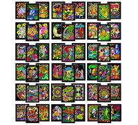Colossal Pack de 54 carteles de terciopelo difuso para colorear (todos los diseños únicos), manualidades a granel y actividades para colorear para todas las edades, ideal para proyectos de grupo, vida asistida, aulas y centros de rehabilitación.