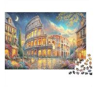 Colosseum Night 1000Pc for The Whole Family Colosseum in Vibrant Scene for Women, Gifts for Men & Adults 52x38cm/1000pcs