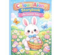 Colour Along Story Book: An Easter Tale: A Cute Easter Bunny Coloring Book with a Simple Story for Kids Ages 3-8