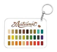 Colour Analysis Keychain - Acrylic | Portable Fashion Colour Palette Guide