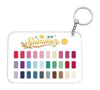 Colour Analysis Keychain - Acrylic | Portable Fashion Colour Palette Guide