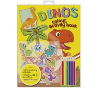 COLOUR AND ACTIVITY BOOK - DINOS (COLOUR ADN ACTIVITY BOOK)