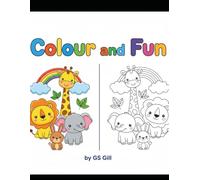 Colour and Fun: Kids Animal Coloring Book for Ages 3-7