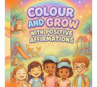Colour and Grow with Positive Affirmations: Kids animal colouring activity including Gentle Affirmations Ages 3 to 5