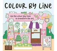 Colour by Line: Let the coloured lines lead you to a world of cosy creativity