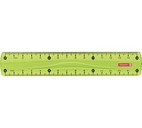 Colour Code - Juego de reglas (15 cm, para diestros y zurdos, varios colores), color verde