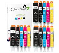 Colour Direct PGI-570XL CLI-571XL Reemplazo de Cartuchos de Tinta compatibles para Canon 570XL 571XL S5051 TS5050 TS5050 MG6851 MG5751 MG6850 TS6050 MG5753 MG6852 TS5053 TS6051-3 Juegos