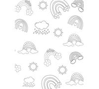 Colour It In: Rainbow Dreams: A Color-It-Yourself Notebook Cover for Colorful Thinkers | Wide Ruled 8.7mm