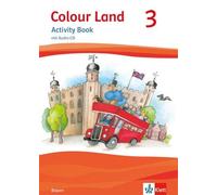 Colour Land 3. Ausgabe Bayern: Activity Book mit Audio-CD Klasse 3 ( (Tapa dura)