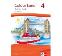 Colour Land 4. Ausgabe Bayern: Activity Book mit Audio-CD Klasse 4 (Tapa blanda)