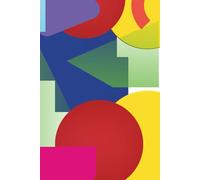 Colour Shape Notebook A5 (100 lined pages) featuring a modern bold,geometric pattern full of energy and colour. Perfect for kids, teens, students, ... anyone who loves bright, artistic designs.