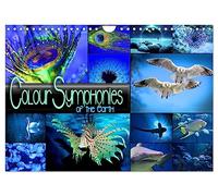 Colour Symphonies of the Earth (Wall Calendar 2027 DIN A4 landscape), CALVENDO 12 Month Wall Calendar: Atmospheric collages in fascinating colour combinations