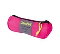 Colourbook Estuche 1 cremallera - Satin Estuche casual fabricado en poliéster en colores fluorescentes. Cremallera y cordón a contraste y logotipo en la parte delantera. (Rosa), Rosa