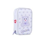 Colourbook - Estuche de 1 cremallera Coccolotti, organización con solapa interior, juego completo de 30 piezas, Classic Lila, Moderno