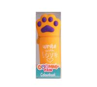 Colourbook Goommy Paw - Estuche portalápices 2 en 1, Silicona Suave, portalápices de Mesa (Ocre)