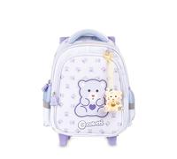 Colourbook - Mochila de guardería con ruedas Coccolotti, mochila con ruedas, contiene un micolotto Love&Tell, mango extensible, dimensiones 38 x 25 x 12, oficial Licensee, Classic Lila, M, Casual