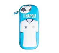 Colourbook Napoli - Estuche rígido portalápices, Azul Claro, Moderno
