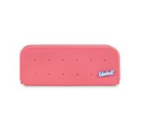 Colourbook Pin It - Estuche portalápices de Suave Silicona, Cierre de Cremallera, Formato 19,5 x 7 x 5,5 cm, Coral, Moderno