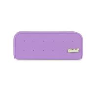 Colourbook Pin It - Estuche portalápices de Suave Silicona, Cierre de Cremallera, Formato 19,5 x 7 x 5,5 cm, Lila., Moderno