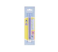 Colourbook - Recambio bolígrafo de gel borrable, juego de 2 piezas, punta 0,7 mm, altura 13 cm, tinta termosensible azul