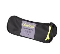 Colourbook Satin - Estuche Portalápices Estuches Escolares con Cierre de Cremallera, Color Negro