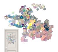 Coloured Acrylic Sheets - Radiant Aesthetic Display Tokens, Small Mosaic Style Art Panels, Shatterproof Rigid Build, Light Refracting Finish, Multi Pack Value Set- For Party & Home Crafts