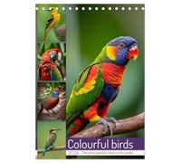 Colourful birds (Desk Calendar 2026 DIN A5 portrait), CALVENDO 12 Month DeskCalendar: The most beautiful birds in the world