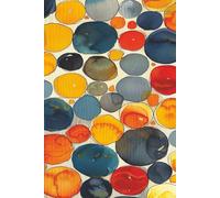 Colourful design Notebook: Lined daily Journal| Ruled planner reminders| Attractive diary for women, men, students| Reminders| 200 pages| 6 x 9 size | ... Cream colour paper inside calmer look