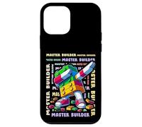 Colourful Master Builder Dabbing Blocks Bricks Builder Carcasa para iPhone 12 Mini
