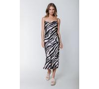 Colourful Rebel Cami Zebra Midi Slip Dress Sand Talla: XS | Vestidos Midi Outlet | Mujer | Marrón