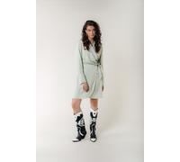 Colourful Rebel Dorin Uni Wrap Dress Ls Soft Green Talla: XS | Mini Vestidos Outlet | Mujer | Verde