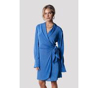 Colourful Rebel Dorin Uni Wrap Dress Ls Vallarta Blue Talla: XS | Mini Vestidos Outlet | Mujer | Azul