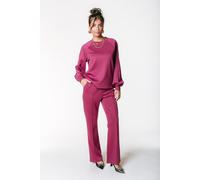 Colourful Rebel Jiby Pintuck Straight Pants Bordeaux Talla: S | Pantalones Rectos Outlet | Mujer