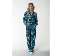 Colourful Rebel Melody Digital Flower Straight Pants Light Blue Talla: S | Pantalones rectos Outlet | Mujer | Azul