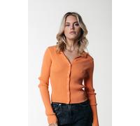 Colourful Rebel Nori Fine Knit Cropped Longsleeve Polo Niet Gebruiken Tanger Talla: S | Outlet | Mujer |