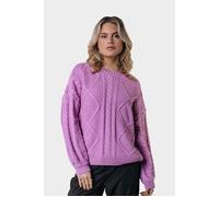 Colourful Rebel Olivia Cable Knitwear Sweater Violet Pink Talla: S | Jerséis de Punto Outlet | Mujer | Rosa