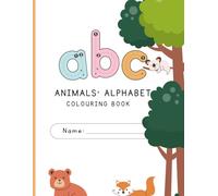 Colouring alphabet book for kids and animals coloring book