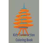 Colouring Book for Kids: Cute And Easy Buildings Coloring Pages, 38 Activity Pages Ready To Color For Fun, Stress Relief, Relaxation, For Kids, Toddlers, Boys, Girls, Children