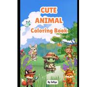 Colouring Book For Kids - Perfect Gift to Children for Painting, Drawing and Coloring Activity, Cute Animal for 3-6 Year Old