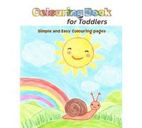 Colouring Book for Toddlers: Simple Sunny, Rainy, Snowy and Windy Day Pictures