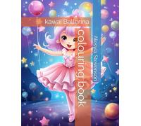 colouring book: kawai Ballerina