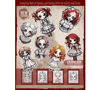 Colouring Book of Spooky and Creepy Dolls for Adults and Teens: Mindful Horror Coloring Pages | 50 Haunted, Scary Illustrations for Gothic Art Fans, Horror Lovers, and Stress Relief