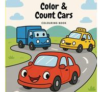 Colouring cars and learn numbers: Relax and learn while you are painting