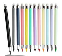 Colouring Pencils - 12 Pieces Eternal Color Pencils Bulk, Drawing Art Pencilss | No Sharpening Drawing Tools for Studio Sketching Journaling Kindergarten Preschool School Portrait