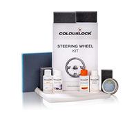 Colourlock Volante negro de cuero para automóviles de 15 pulgadas STEERING_WHEEL