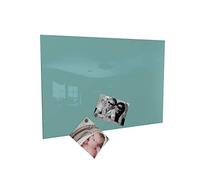 Colours-Manufaktur Pizarra magnética con 4 imanes, color turquesa, 40 x 60 cm