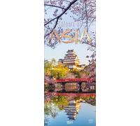 Colours of Asia 2027: Schmaler Wandkalender. Foto-Kunstkalender mit stimmungsvollen Fotografien rund um Asien. PhotoArt Vertikal. 28,5 x 69 cm.
