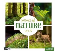 Colours of Nature Kalender 2027 - 30x30 - Art12: Abwechslungsreicher Naturkalender im schlanken Hochformat (aufgeklappt 30x60 cm) | Notizen